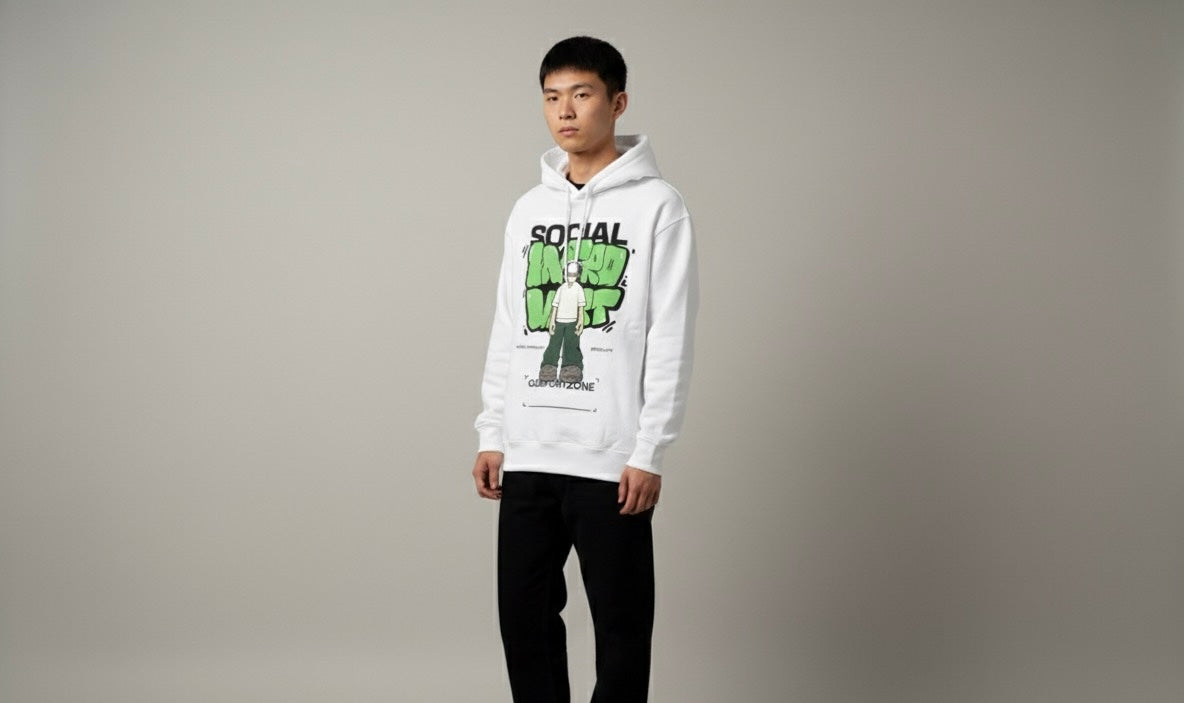 Green Slime Graphic Streetwear Hoodie