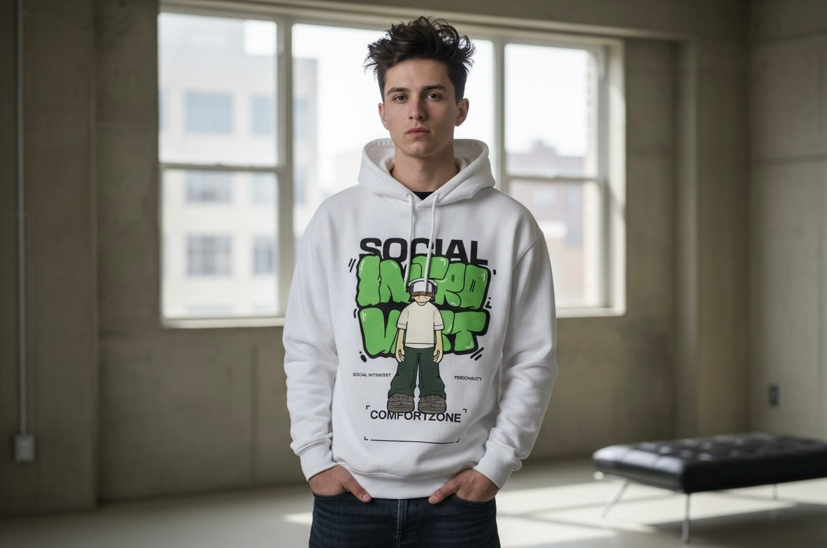 Green Slime Graphic Streetwear Hoodie