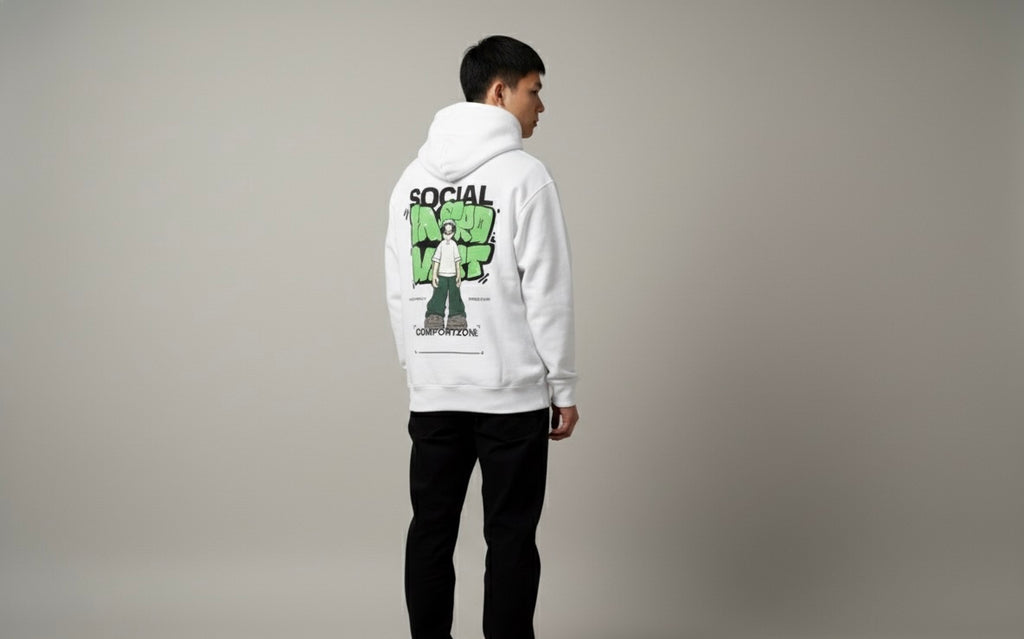 Green Slime Graphic Streetwear Hoodie