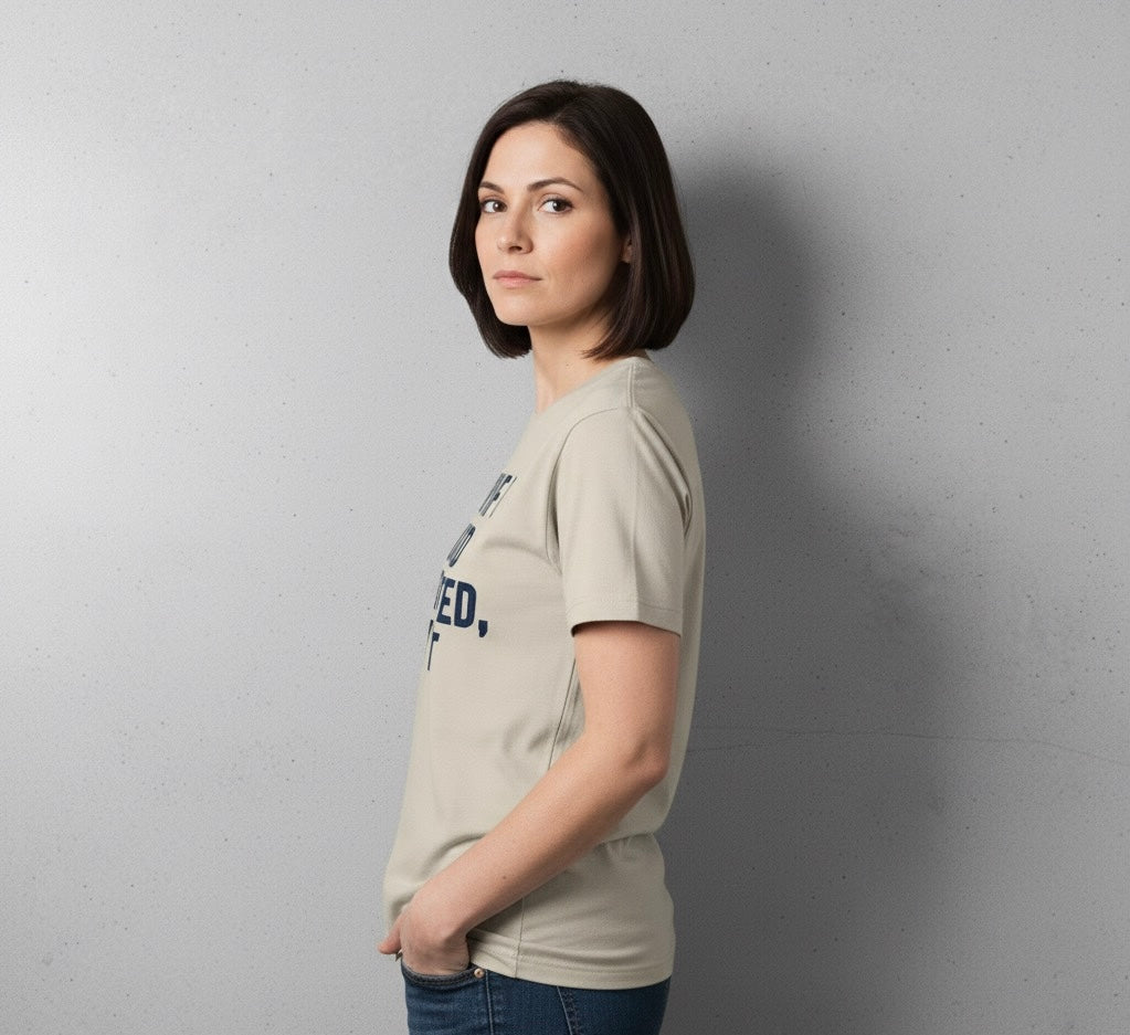 I'm Not Interested" Witty Quote T-Shirt