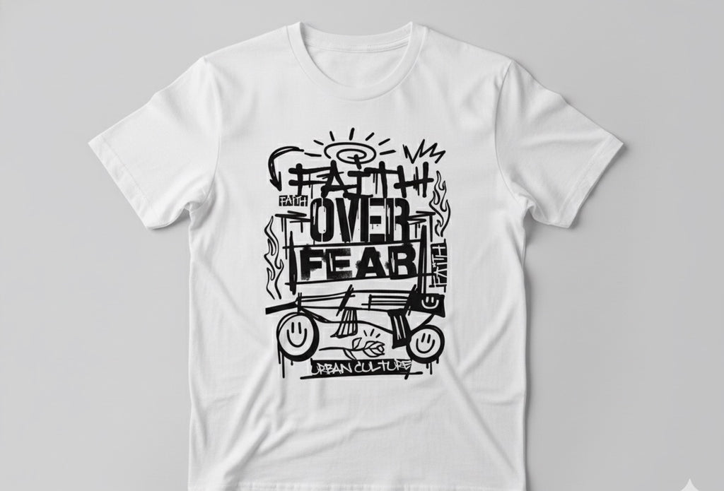 Faith Over Fear' Statement Tee