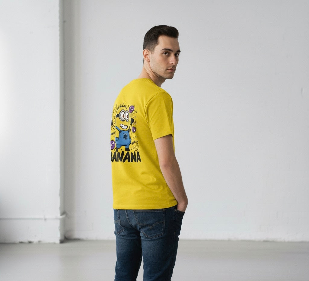 Minions 'Banana!' Yellow Graphic Tee