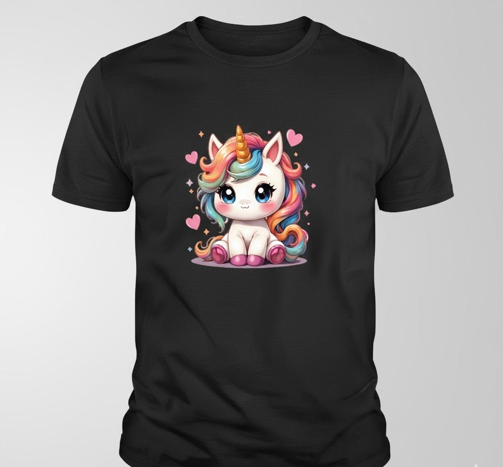 Cute Rainbow Unicorn T-Shirt