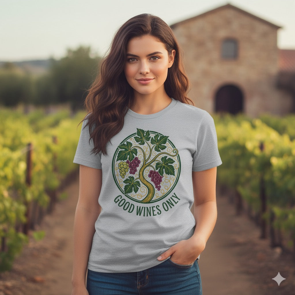 Good Wines Only – Sip, Smile, Repeat 🍷🌿